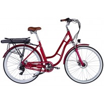 Электровелосипед 28" AL Dorozhnik eCORAL DD FR 19" 48В 13Ah 500W рубин (2026)